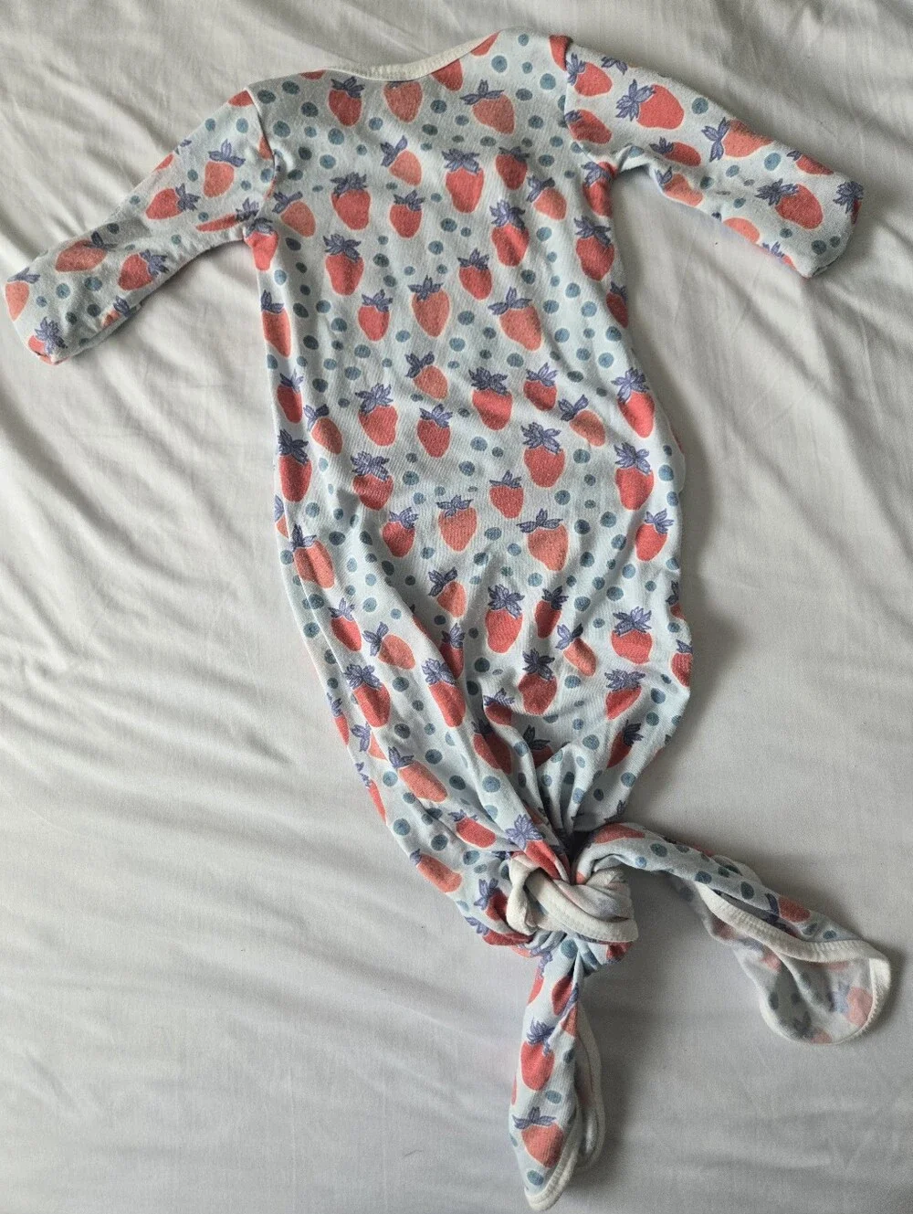 Copper Pearl Newborn Strawberry Knotted Gown